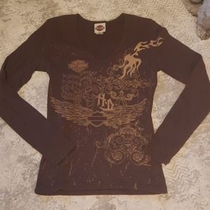Harley Davidson long sleeve tee